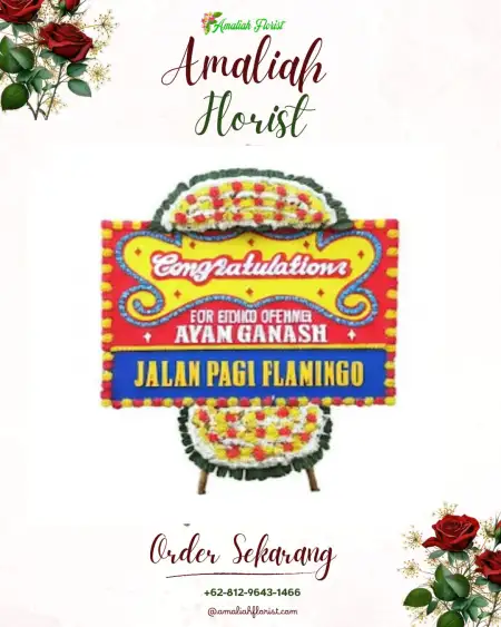 Sewa Papan Bunga Ropang
